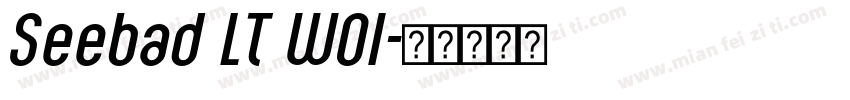 Seebad LT W01字体转换